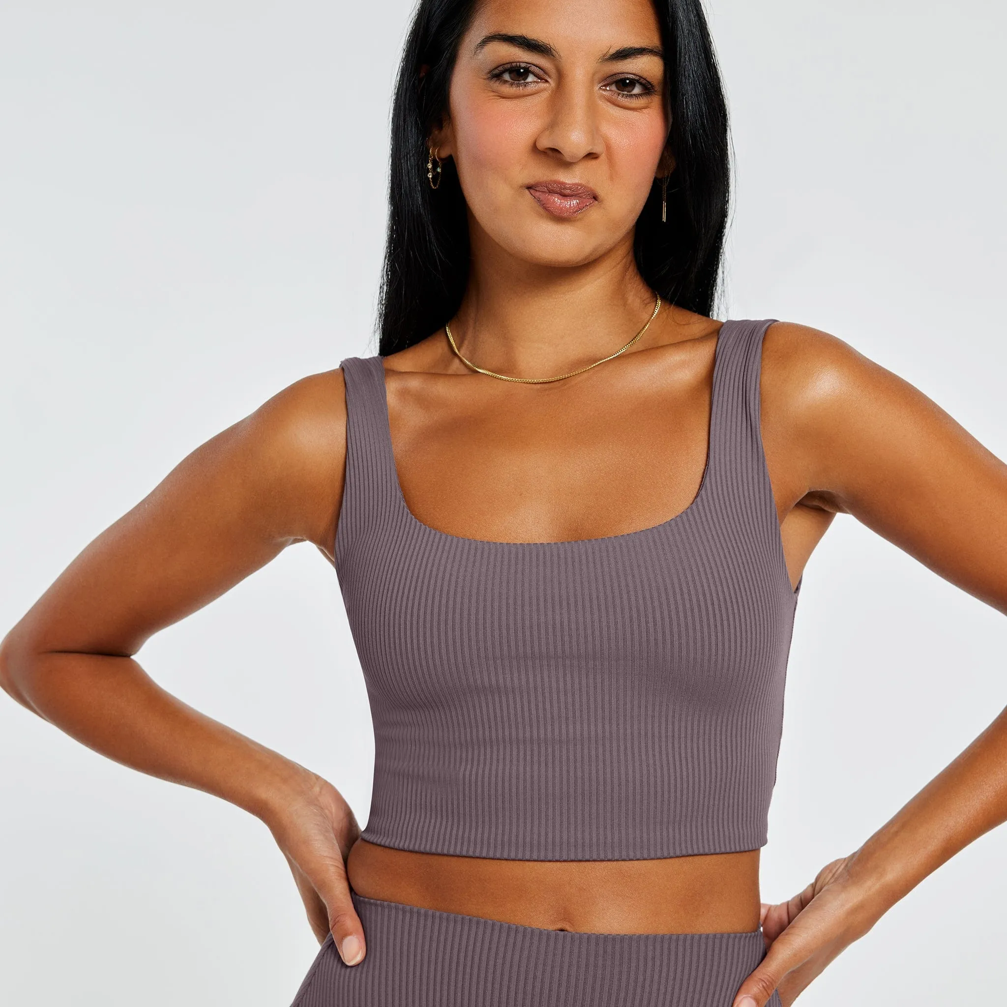 Athlux Bra Tank Peppercorn