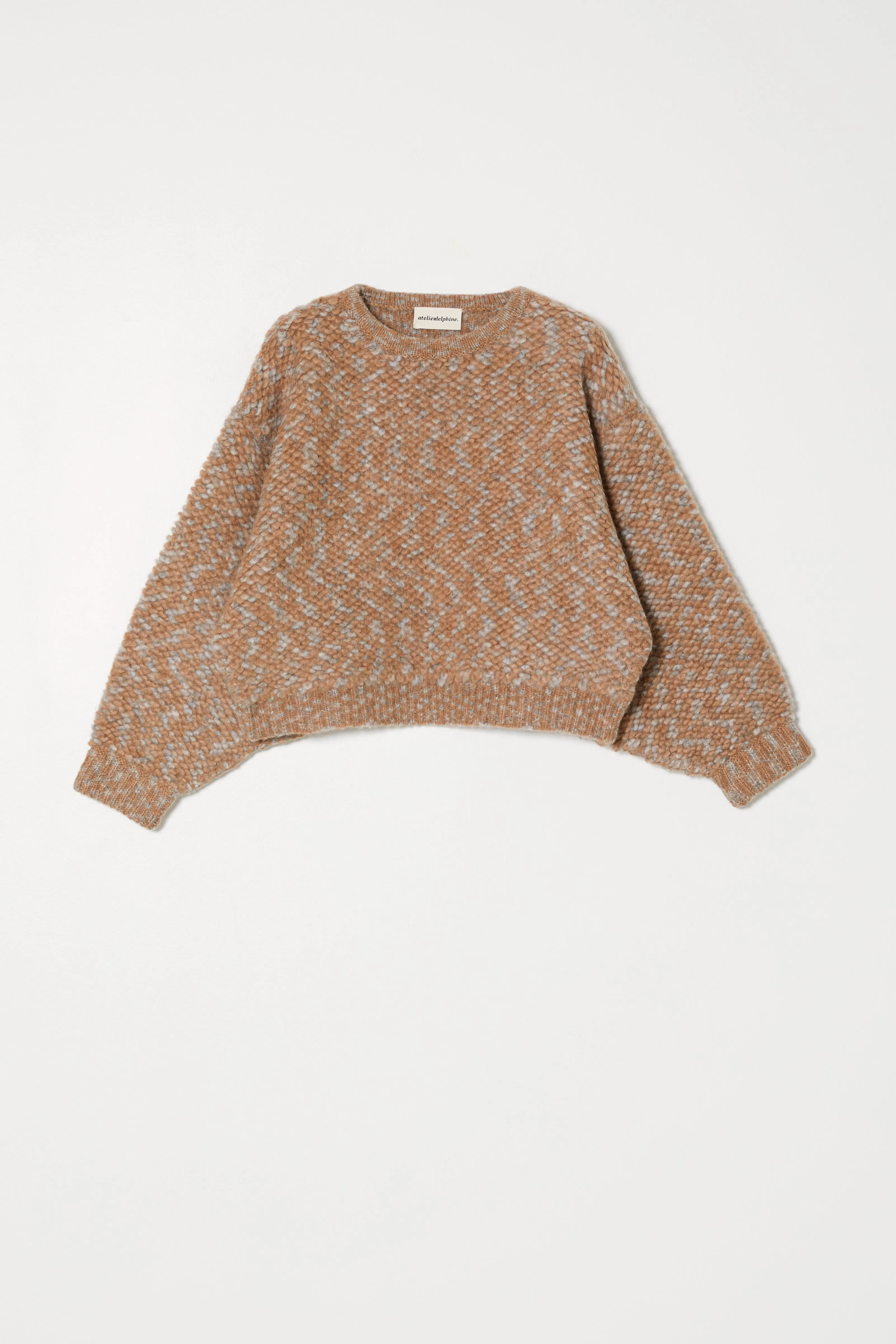 BALLOON SLEEVE SWEATER IN FRENCH TERRY