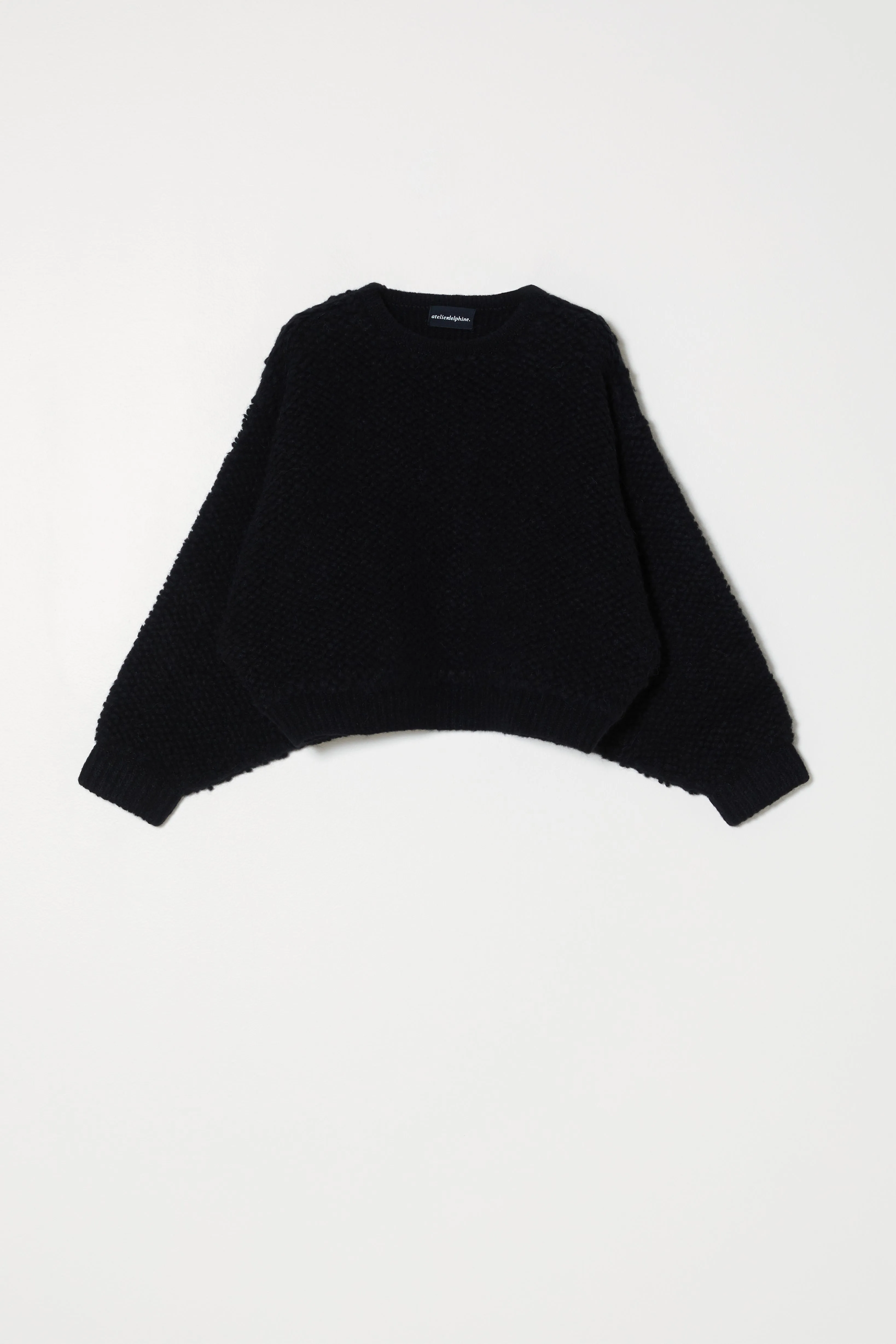 BALLOON SLEEVE SWEATER IN FRENCH TERRY