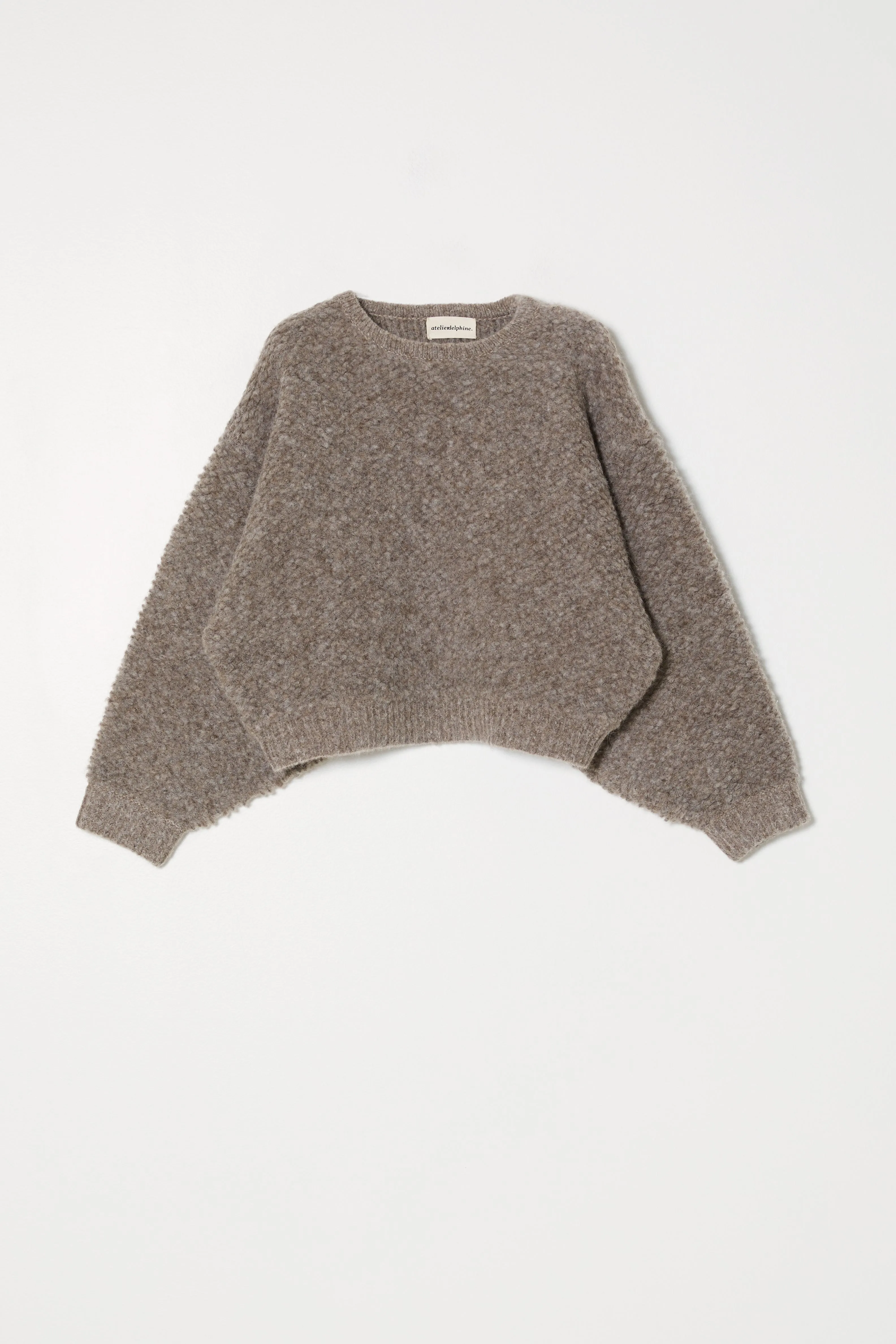 BALLOON SLEEVE SWEATER IN FRENCH TERRY