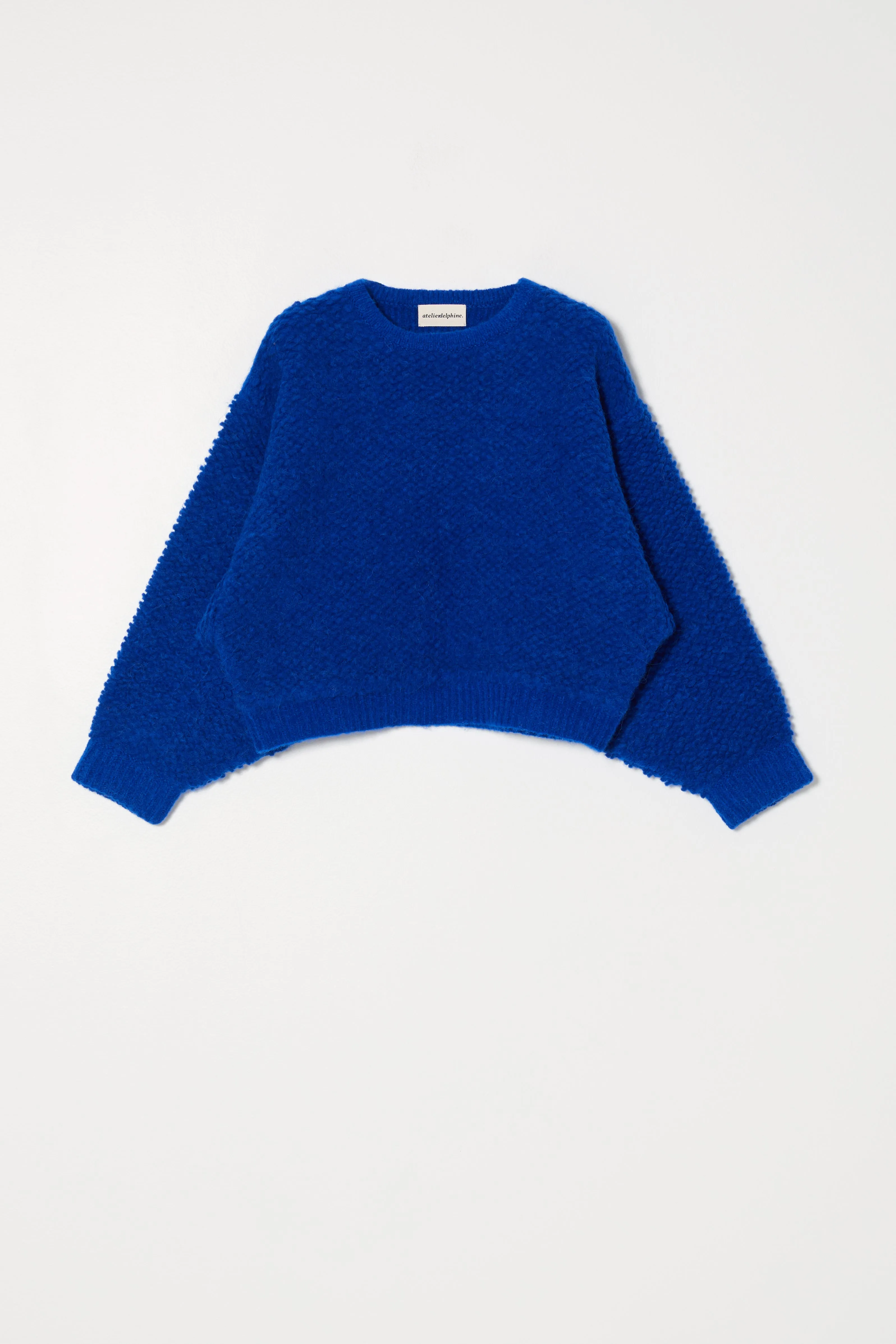 BALLOON SLEEVE SWEATER IN FRENCH TERRY