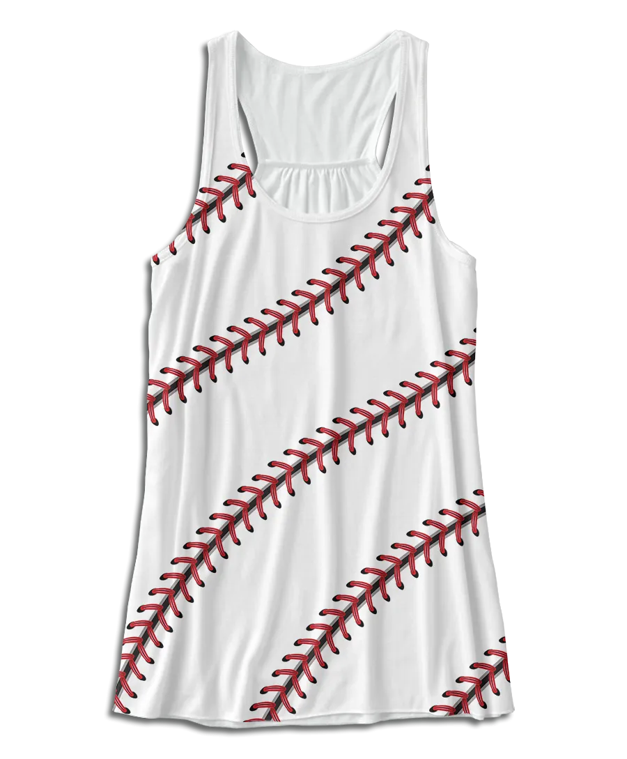 Baseball Stitch Racerback Tank Top