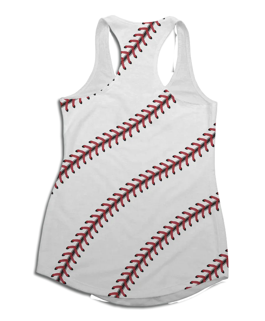 Baseball Stitch Racerback Tank Top