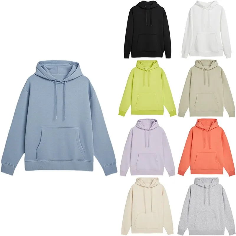 Basic Hoodies Sweatshirts Casual Female