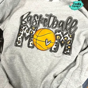 Basketball Mom Sweatshirt by Crafty Casey's