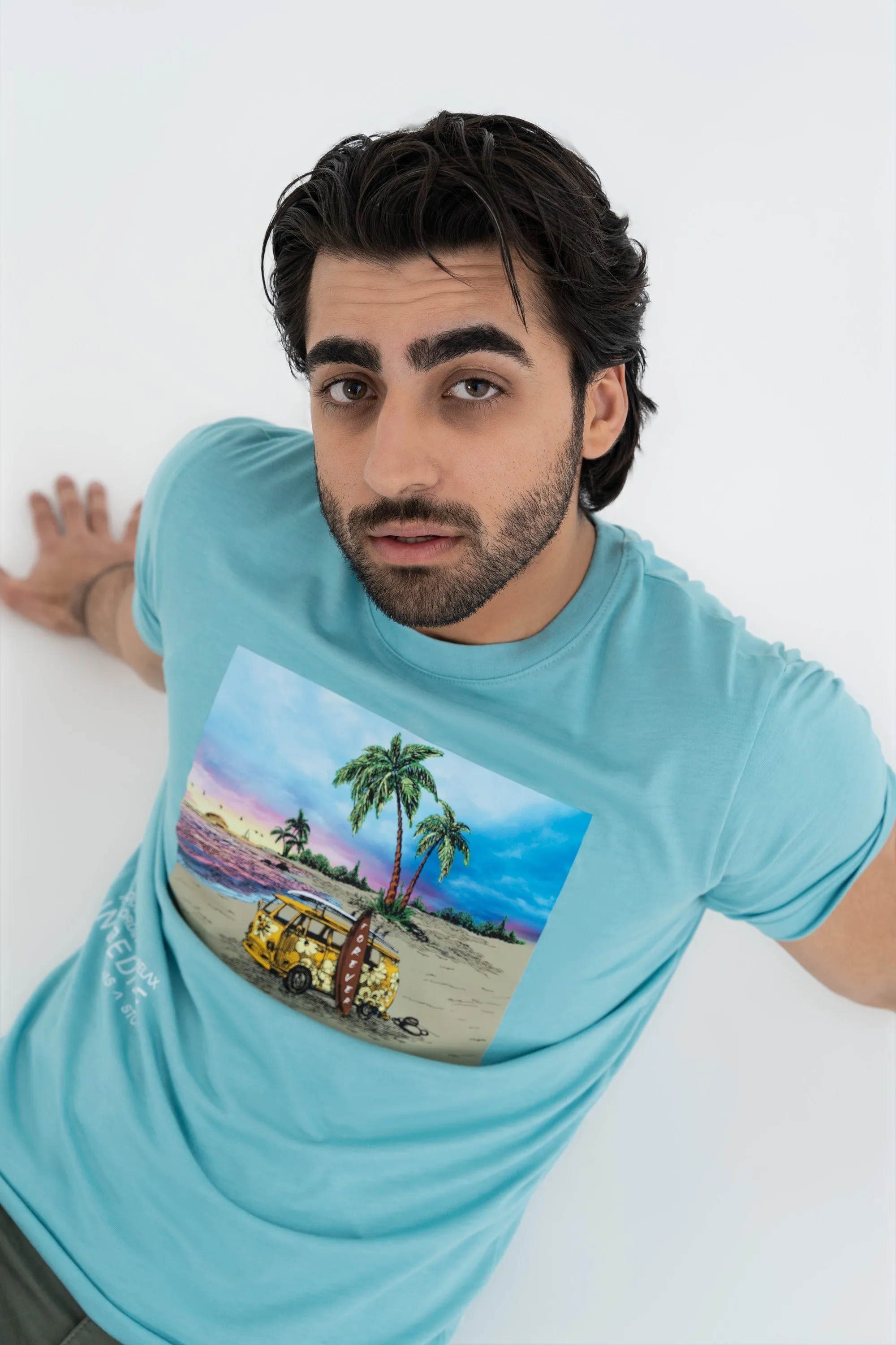 Beachy Sky Blue Tee