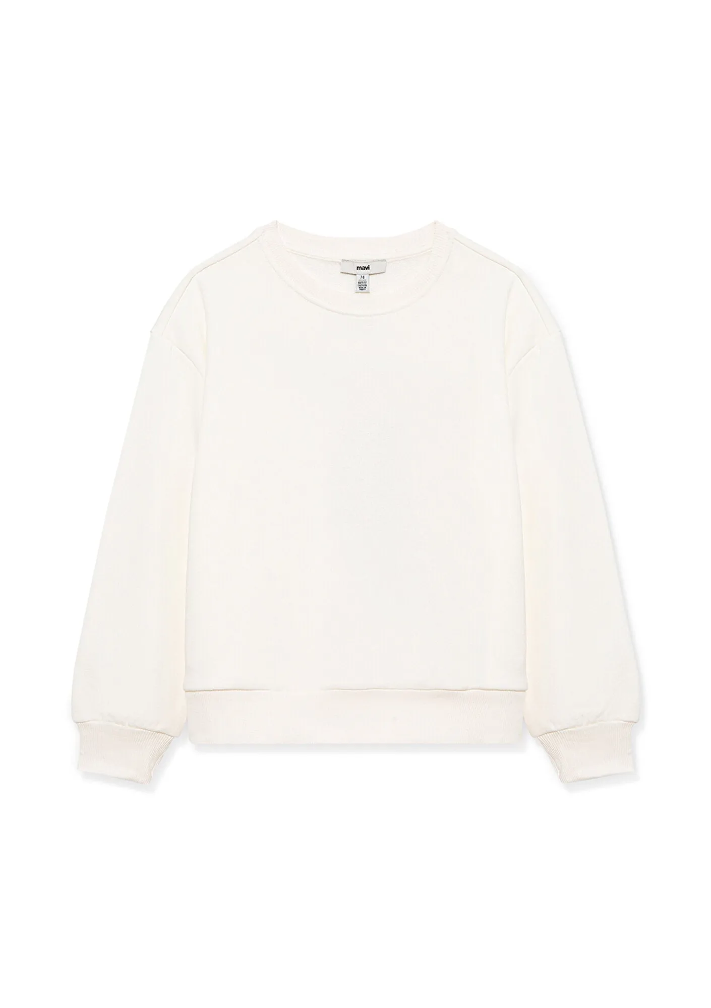 Beige Crewneck Sweatshirt