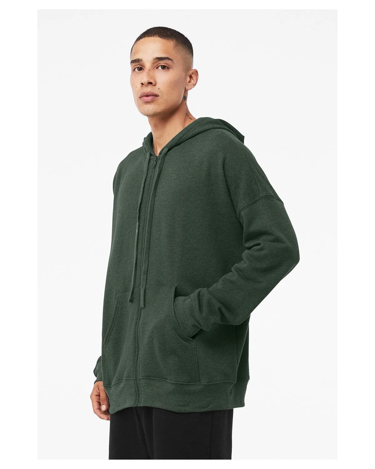 Bella Canvas Unisex Sponge Fleece DTM Full-Zip Hooded Sweatshirt