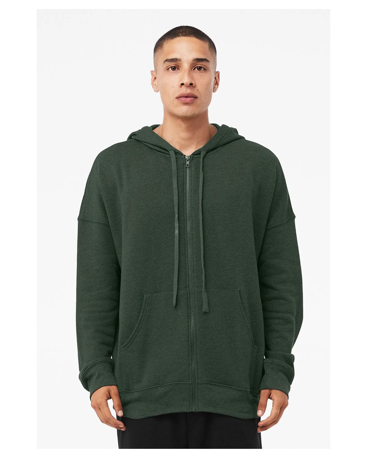 Bella Canvas Unisex Sponge Fleece DTM Full-Zip Hooded Sweatshirt