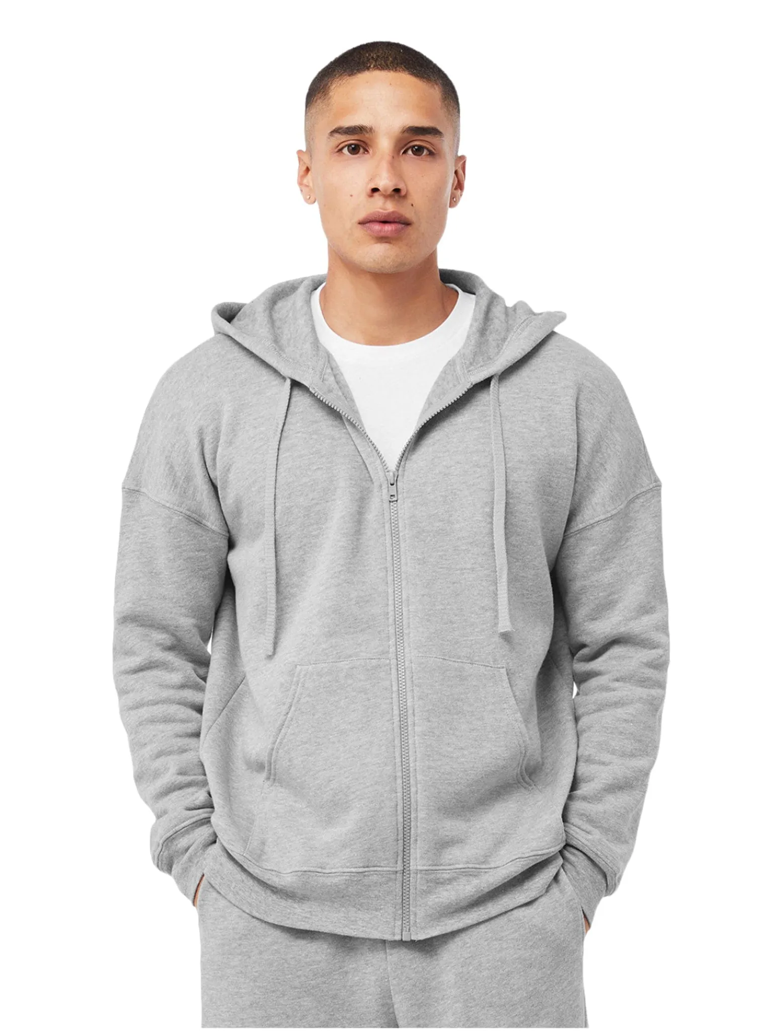 Bella Canvas Unisex Sponge Fleece DTM Full-Zip Hooded Sweatshirt