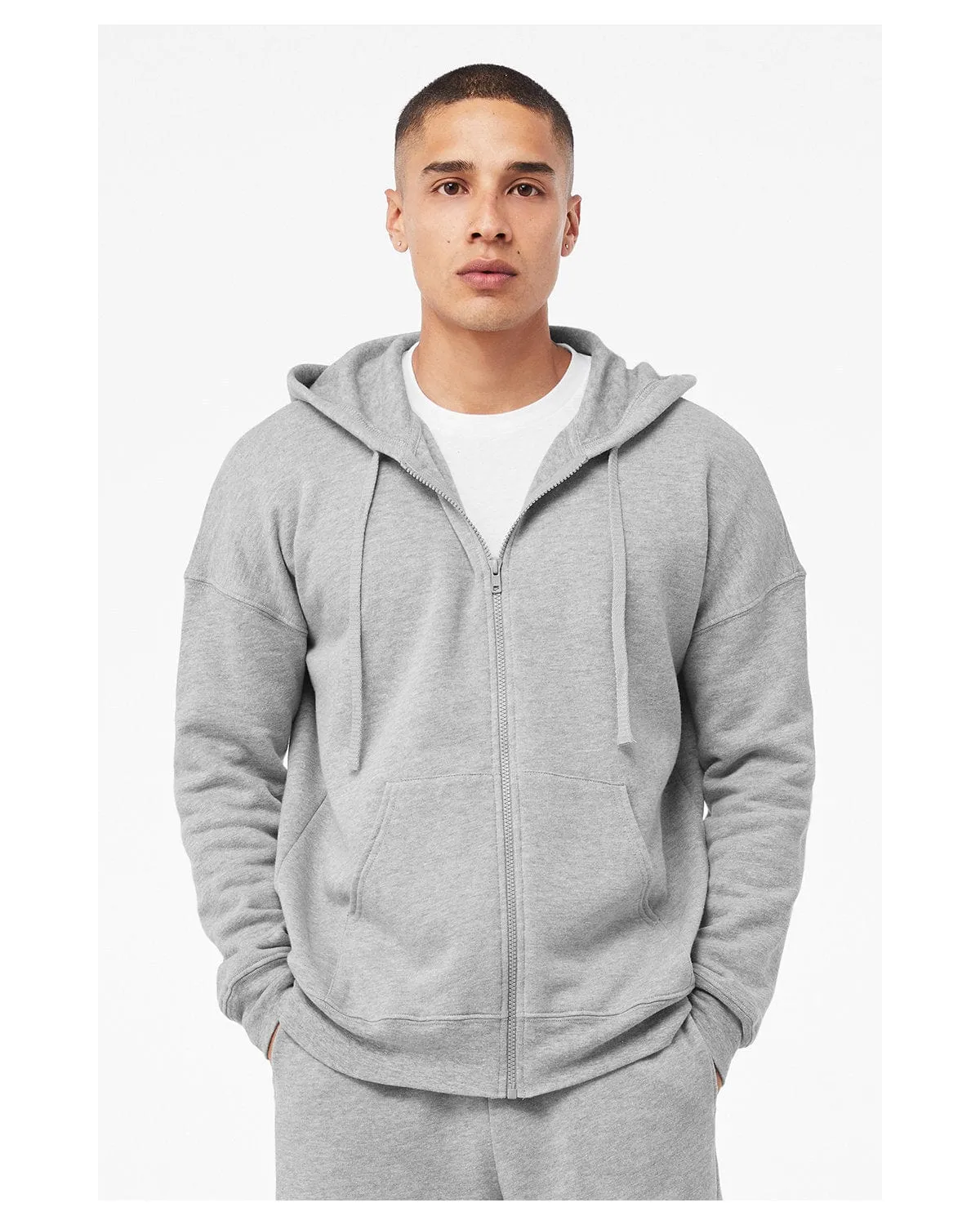 Bella Canvas Unisex Sponge Fleece DTM Full-Zip Hooded Sweatshirt
