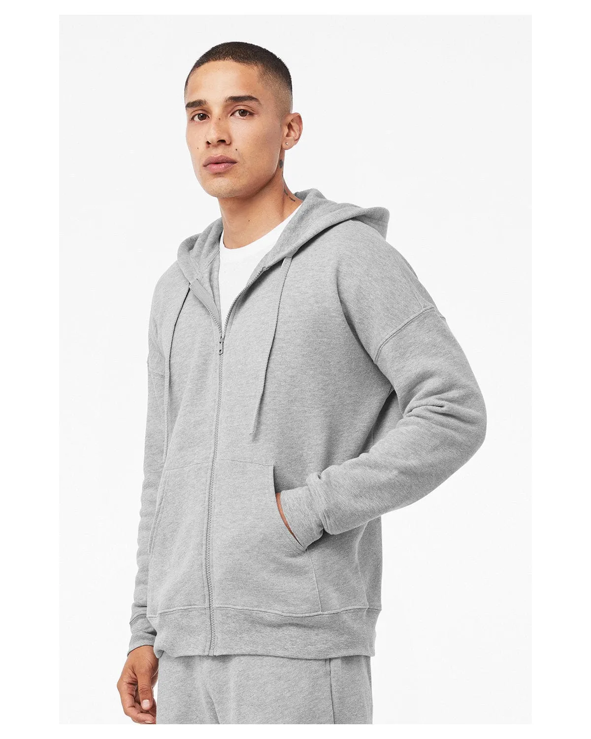 Bella Canvas Unisex Sponge Fleece DTM Full-Zip Hooded Sweatshirt