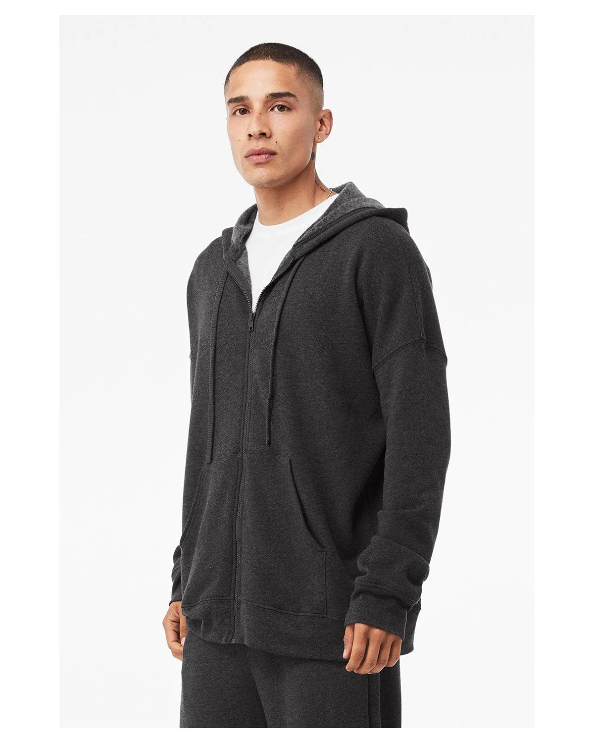 Bella Canvas Unisex Sponge Fleece DTM Full-Zip Hooded Sweatshirt