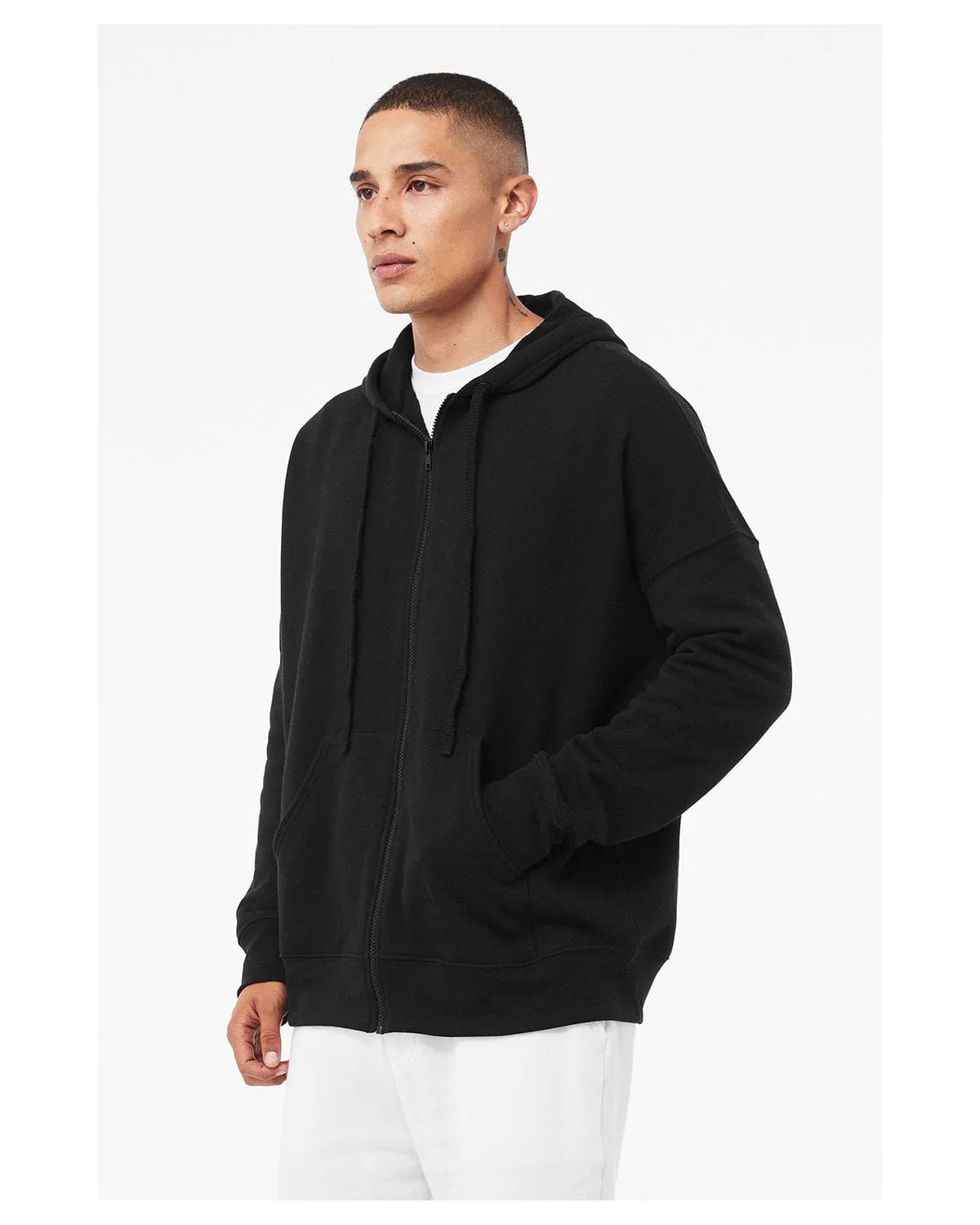 Bella Canvas Unisex Sponge Fleece DTM Full-Zip Hooded Sweatshirt