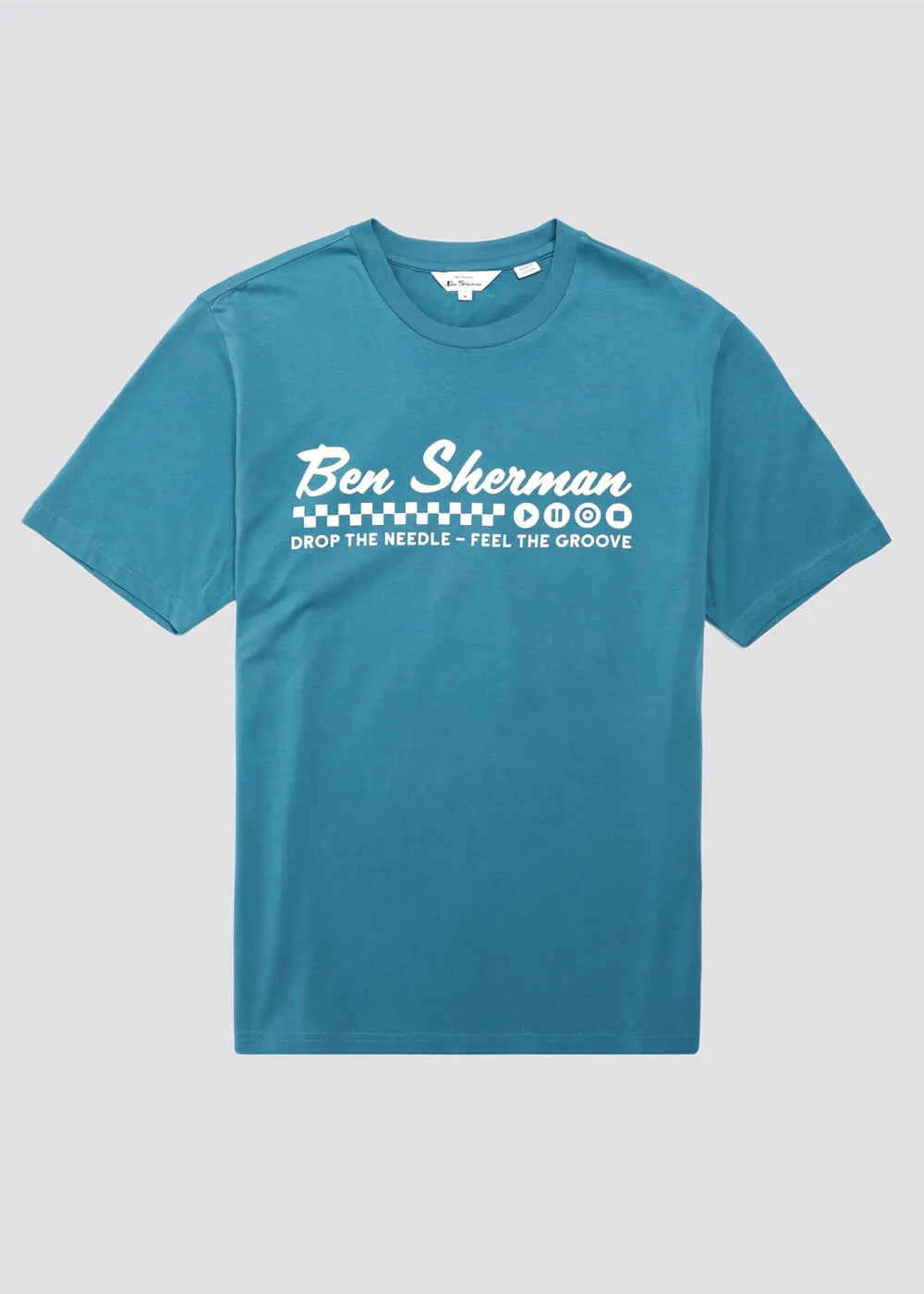 Ben Sherman Feel The Groove 60's T-Shirt Teal