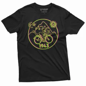 Bicycle Day 1943 T-Shirt Funny Bicycle Tee LSD Acid Dr Albert Hofmann T Shirt Humorous Gifts