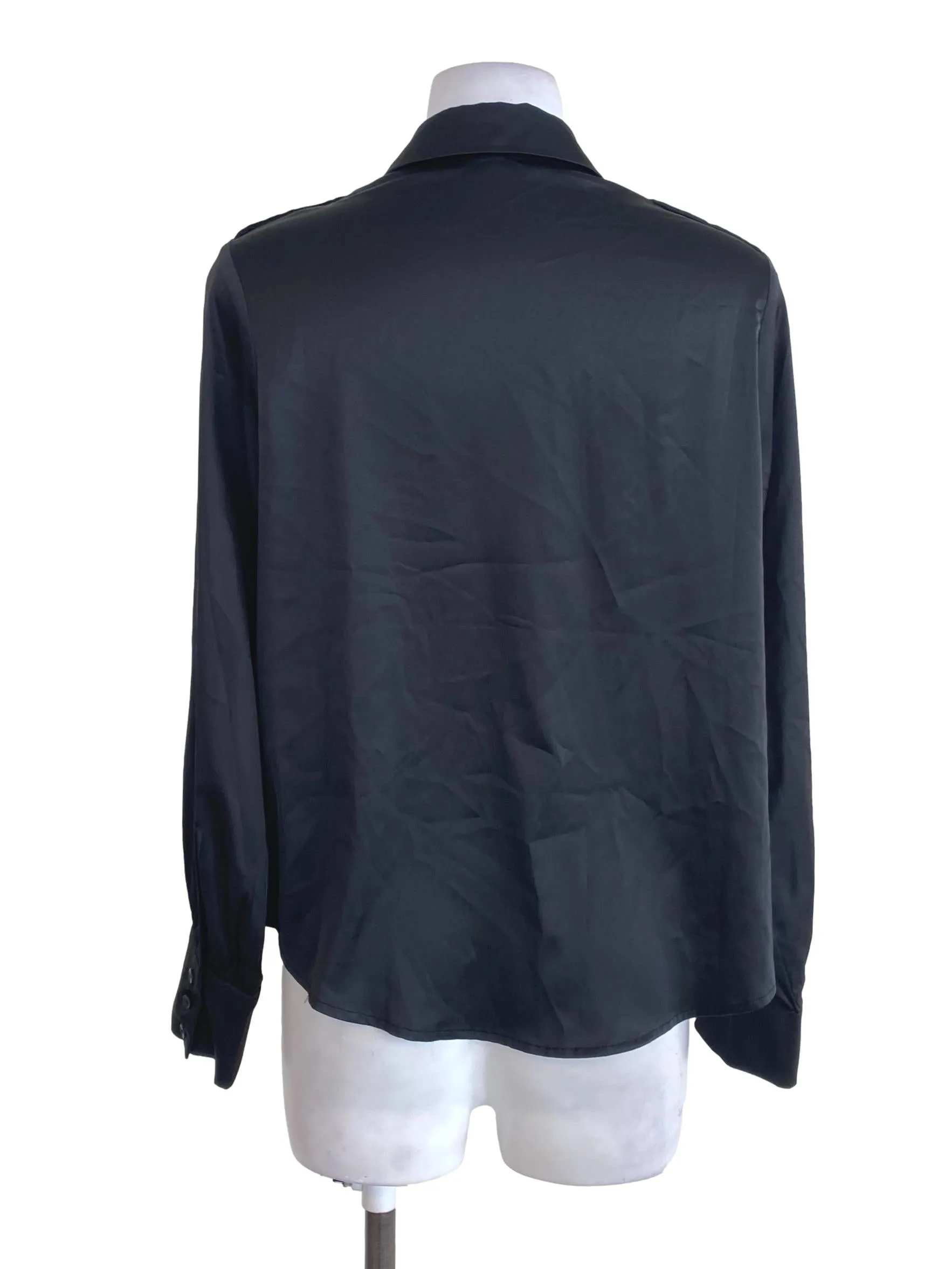 Black Button Down Blouse