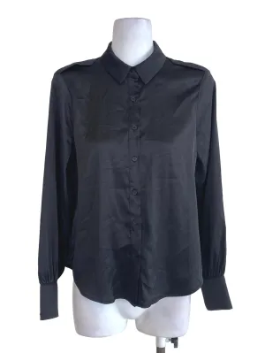 Black Button Down Blouse