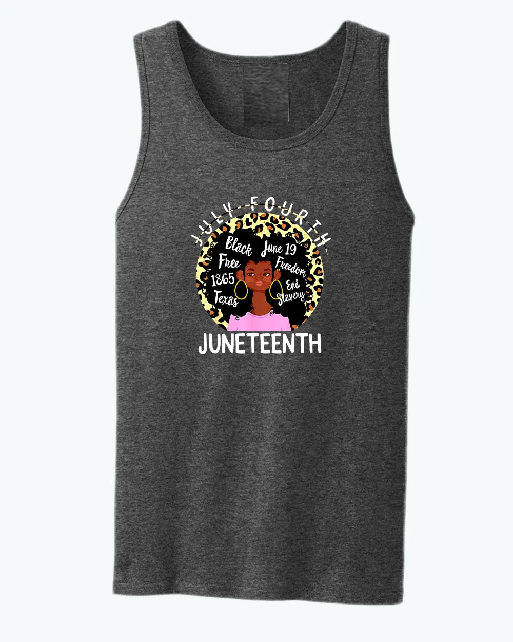 Black queen freedom tank top juneteenth tank tops