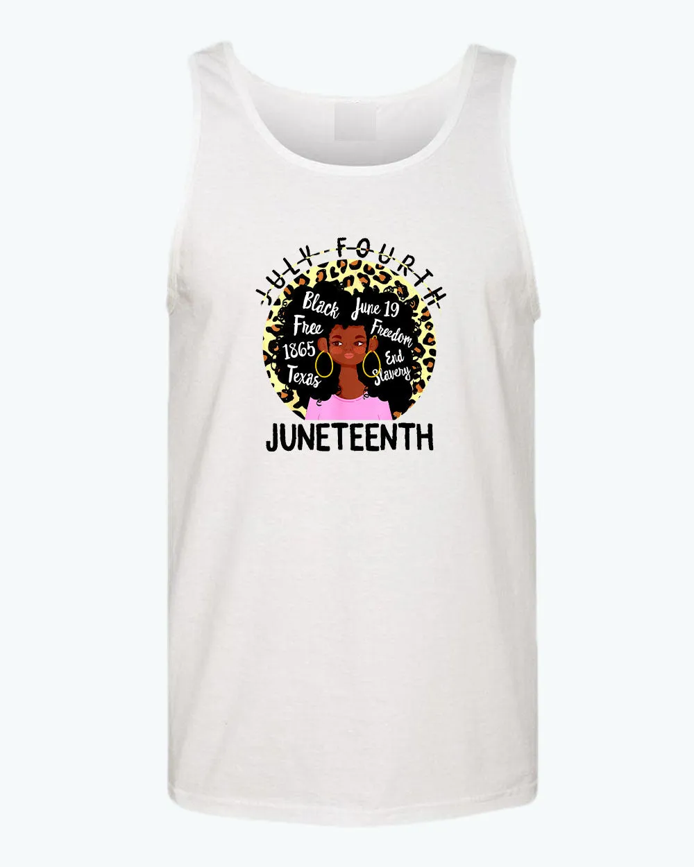 Black queen freedom tank top juneteenth tank tops