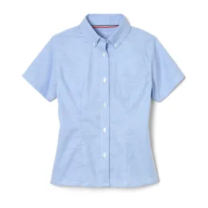 Blouse, Oxford Blue S/S Girls