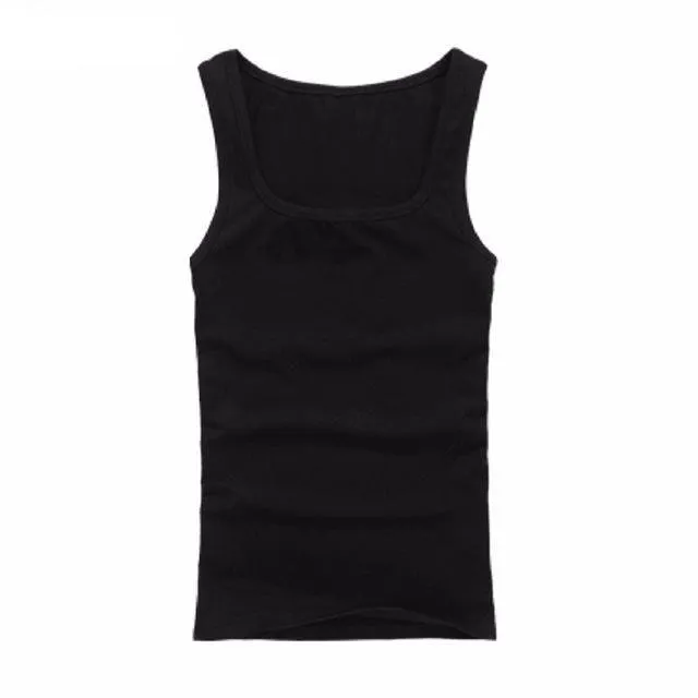 Bodybuilder Square Collar Stringer Vest