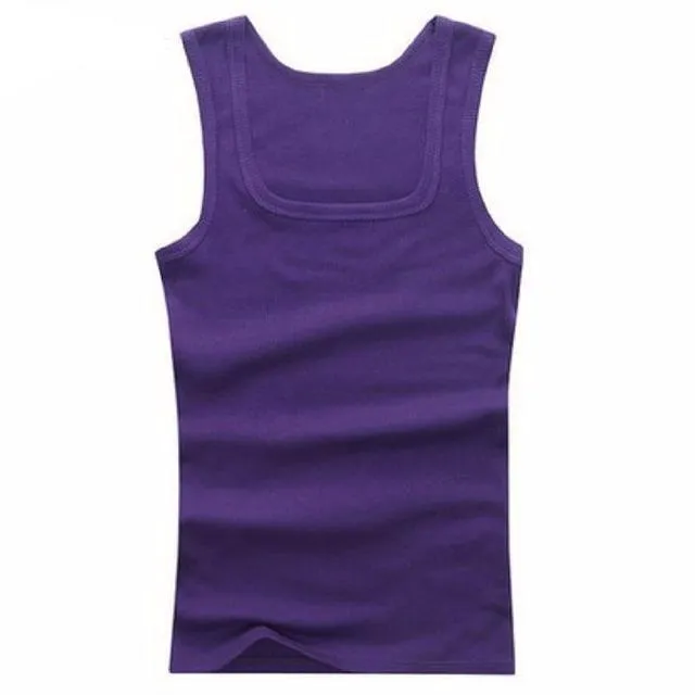 Bodybuilder Square Collar Stringer Vest