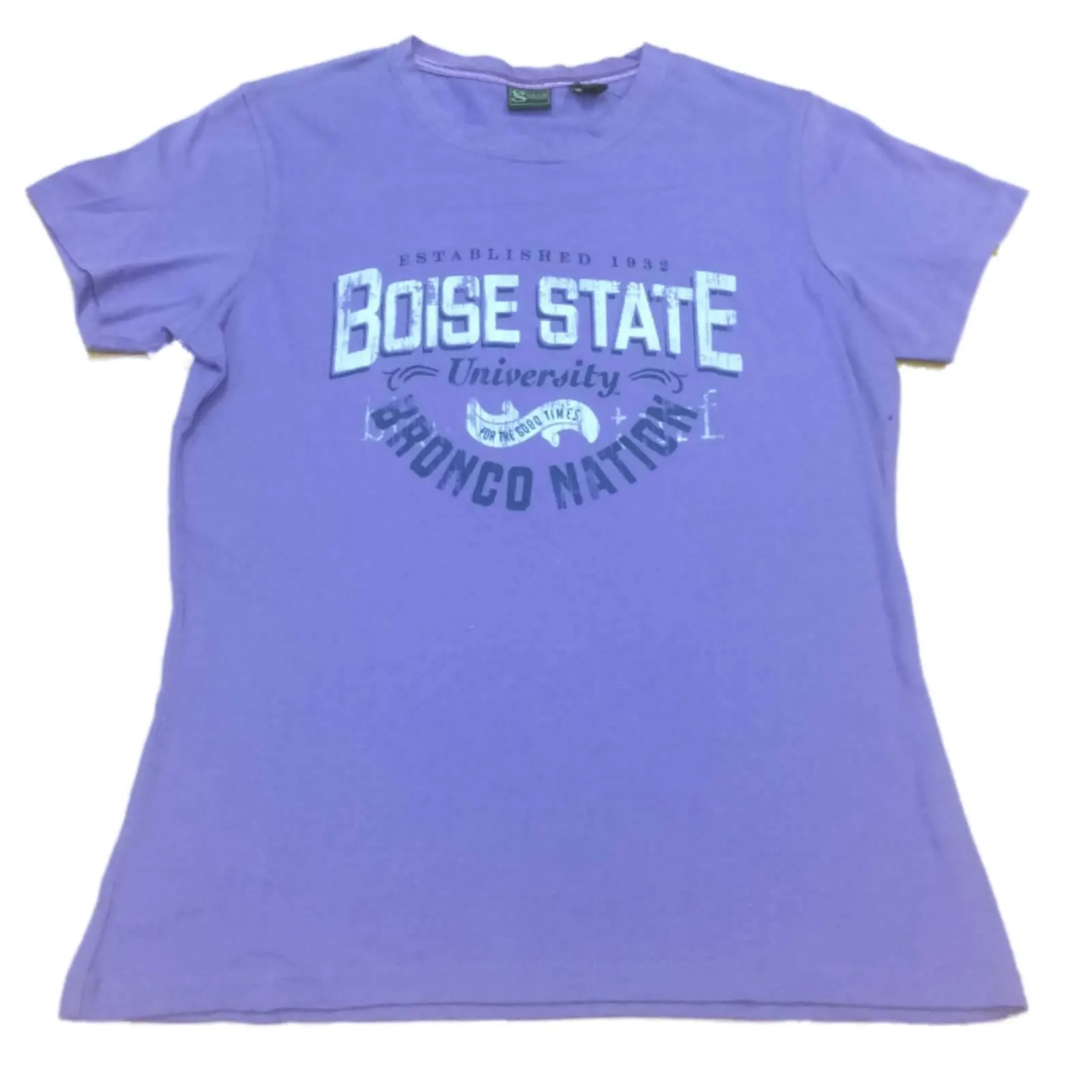 Boise State Broncos GFS WOMENS Purple "For the Good Times" SS T-Shirt (M)