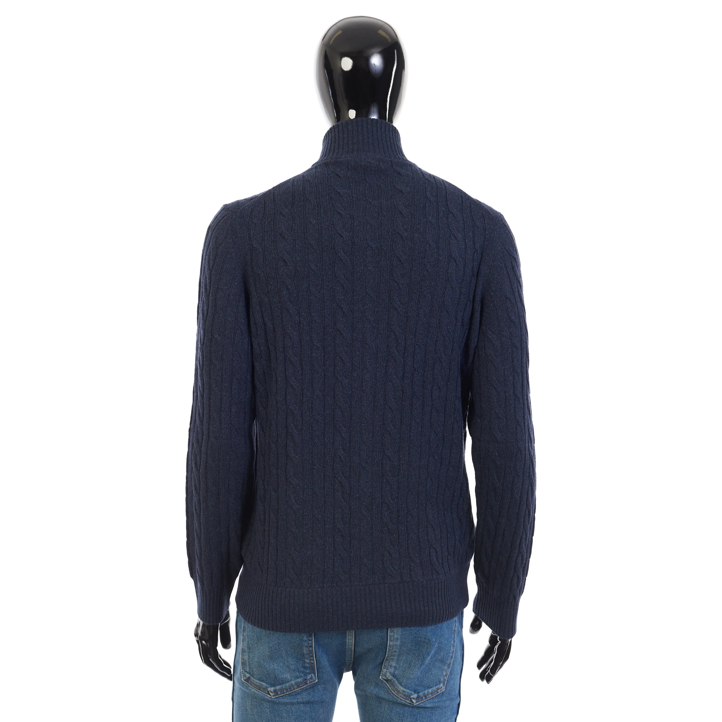 Bomber In Supersoft Pirate Blue Baby Cashmere