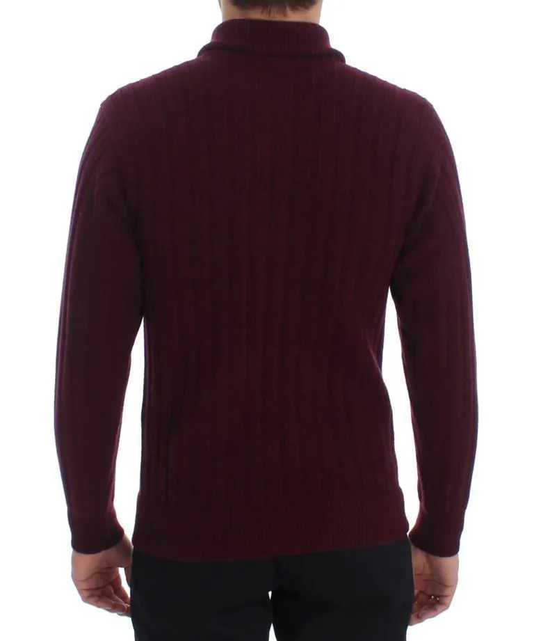 Bordeaux Knitted Cashmere Sweater