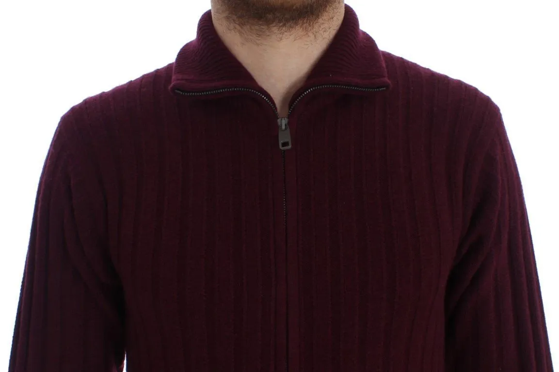 Bordeaux Knitted Cashmere Sweater