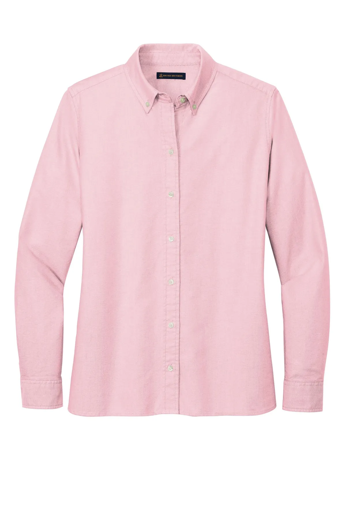 Brooks Brothers Women's Casual Oxford Cloth Shirt BB18005 Soft Pink