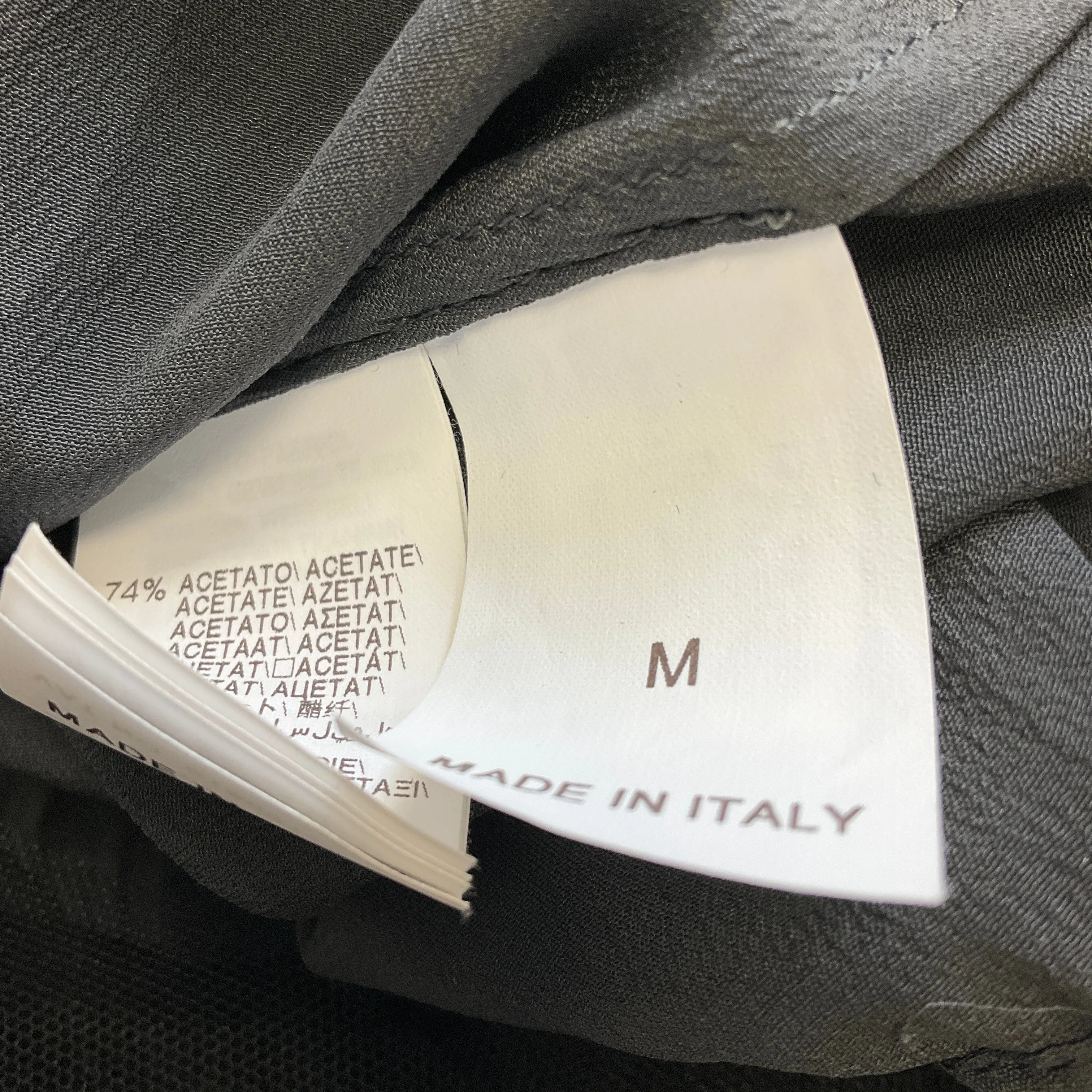 Brunello Cucinelli Charcoal Grey / Black Mesh Tulle Hem Sleeveless Wool Top