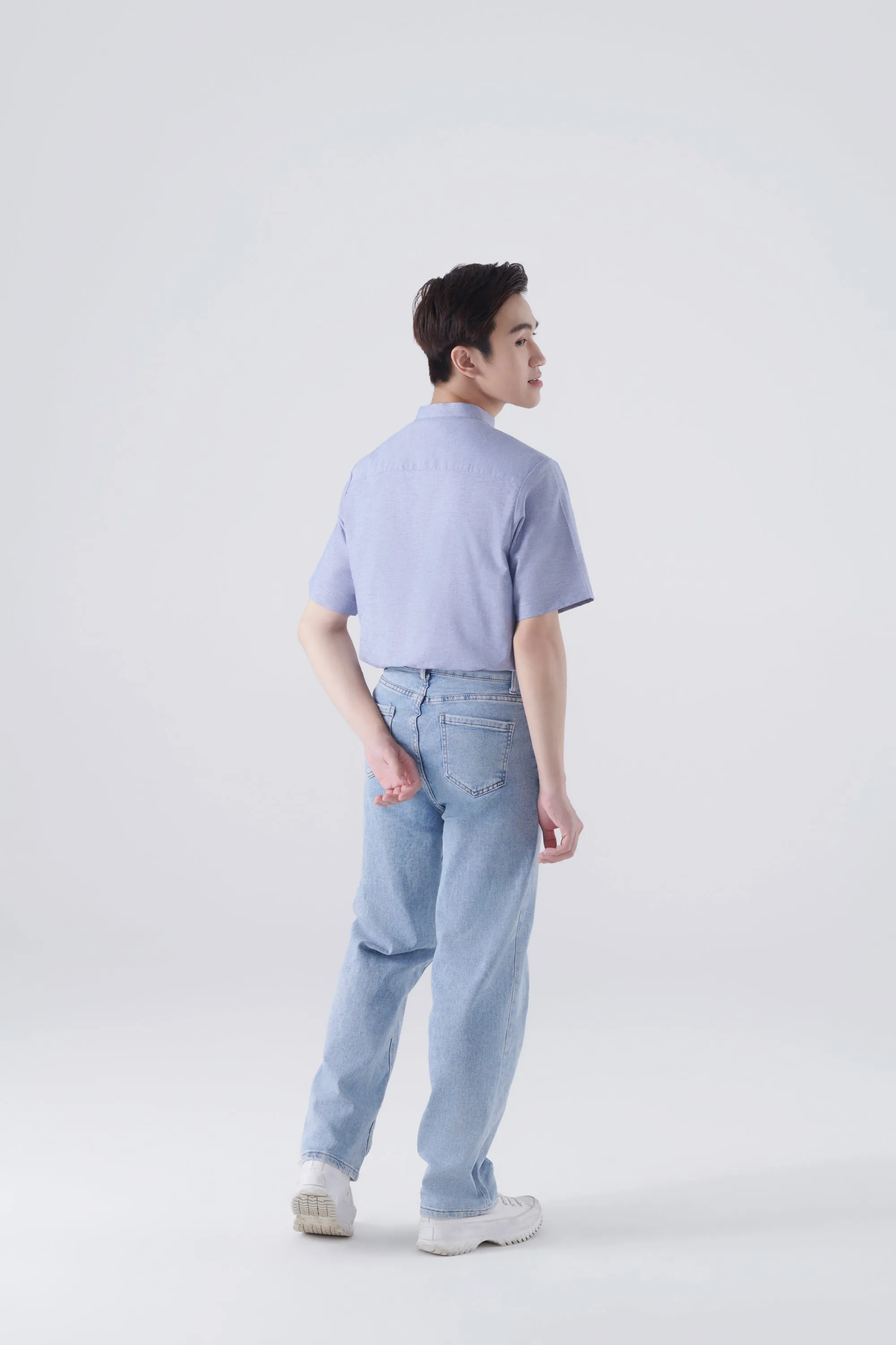 Brydan Light Blue Shirt, Short Sleeve