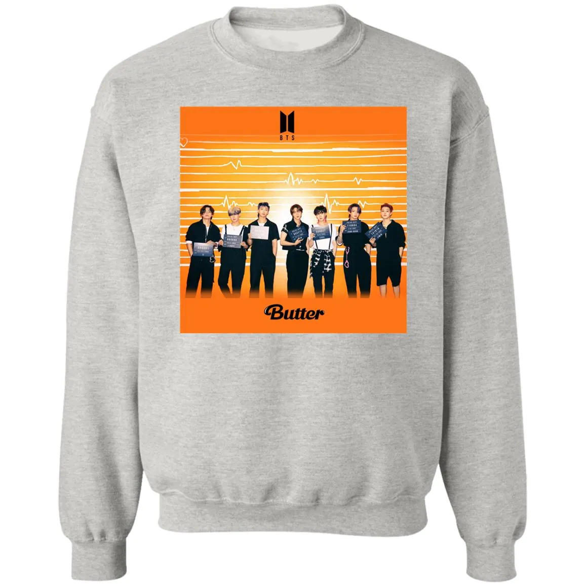 BTS Butter Crewneck Pullover Sweatshirt