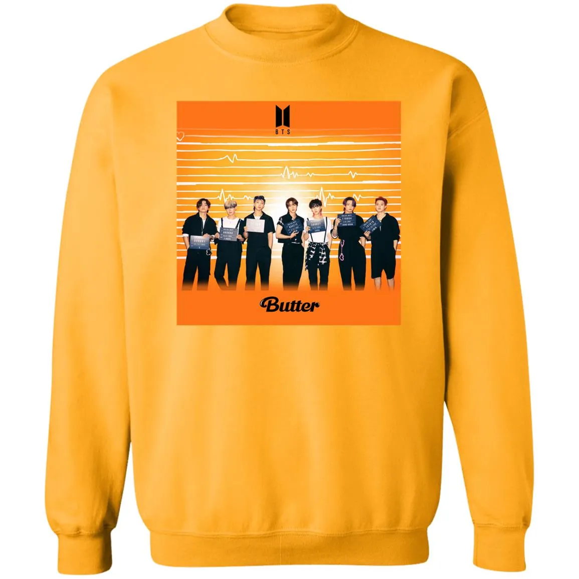BTS Butter Crewneck Pullover Sweatshirt