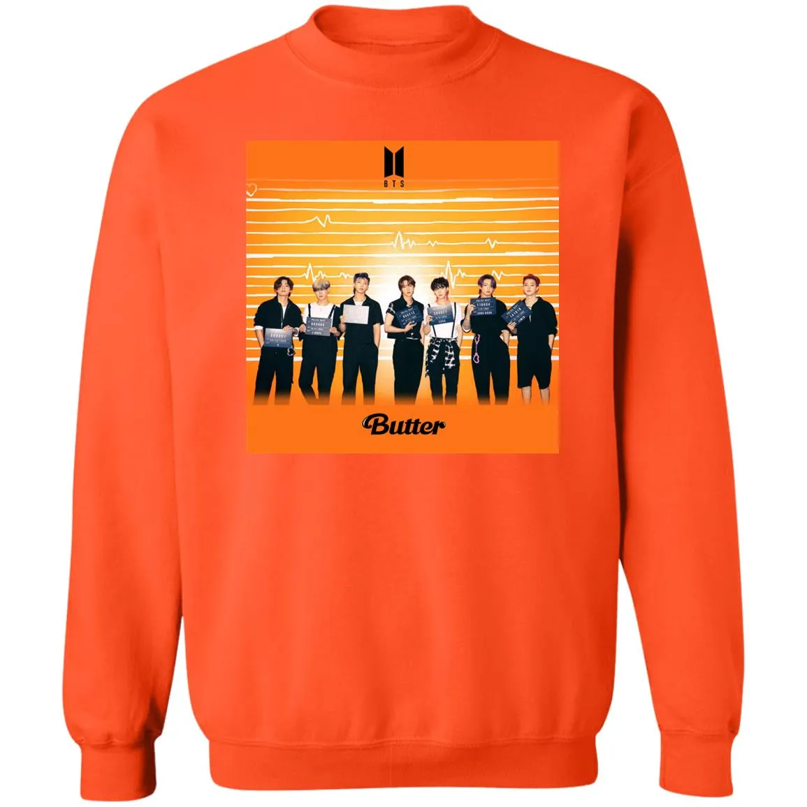 BTS Butter Crewneck Pullover Sweatshirt
