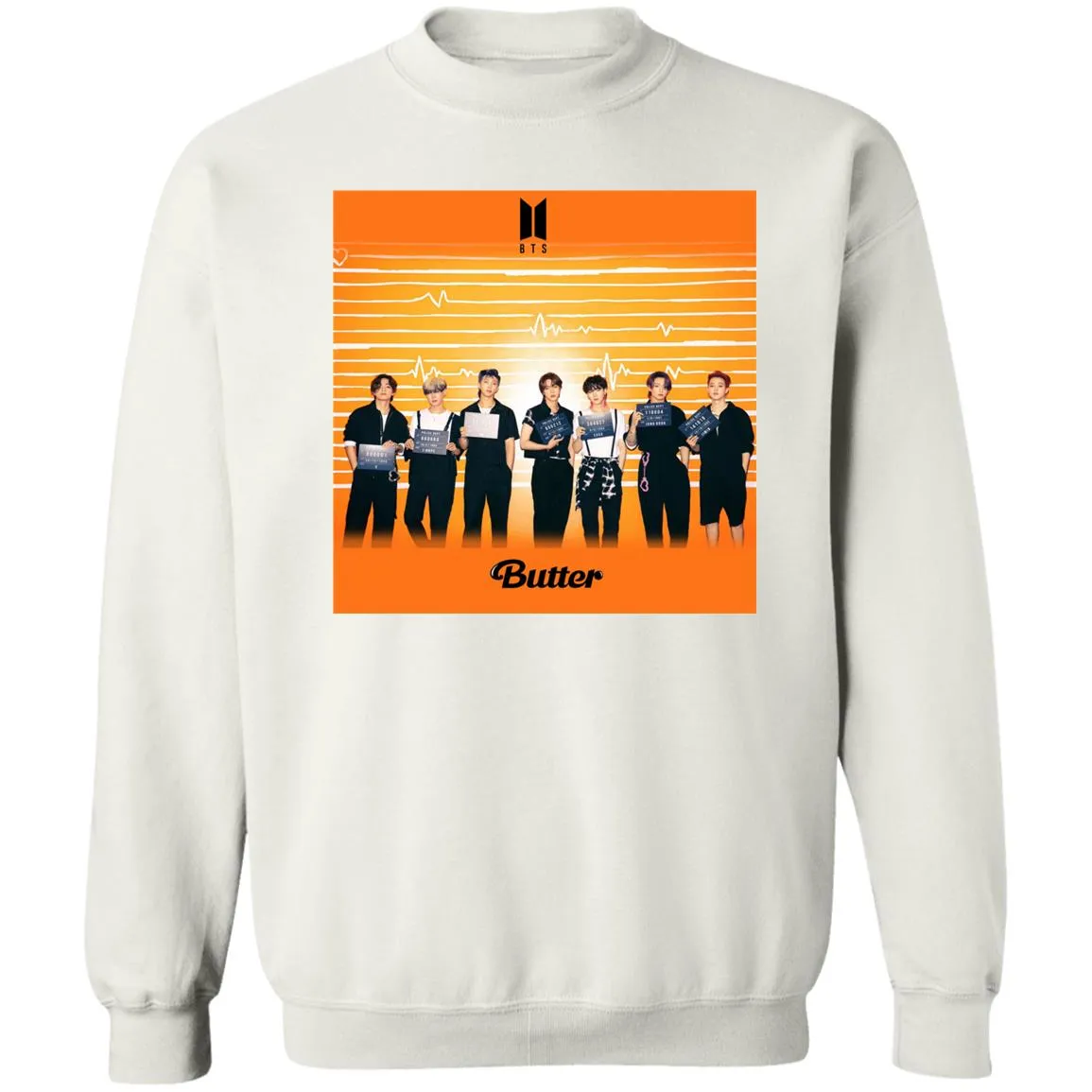 BTS Butter Crewneck Pullover Sweatshirt