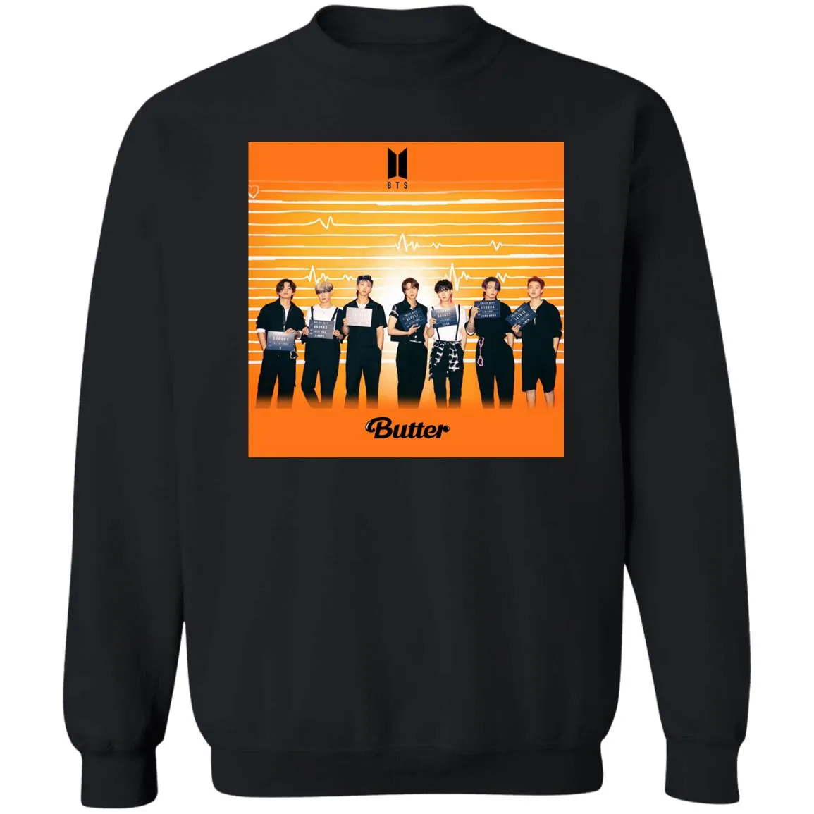 BTS Butter Crewneck Pullover Sweatshirt