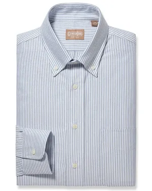 Button Down Oxford Blue Stripe - Classic