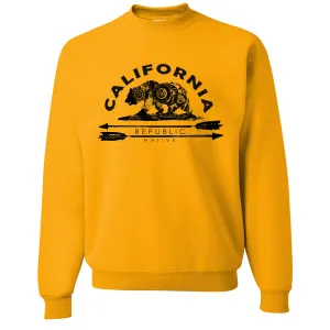 California Arrow Bear Crewneck Sweatshirt