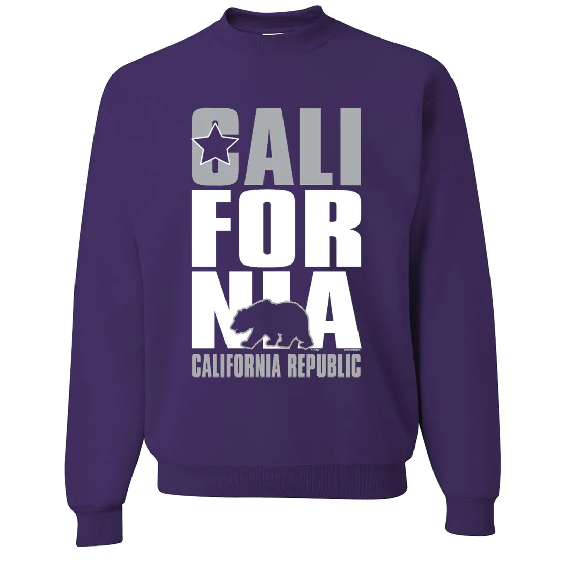 California Republic Raiders Style Crewneck Sweatshirt