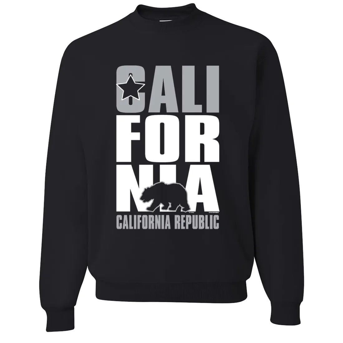 California Republic Raiders Style Crewneck Sweatshirt