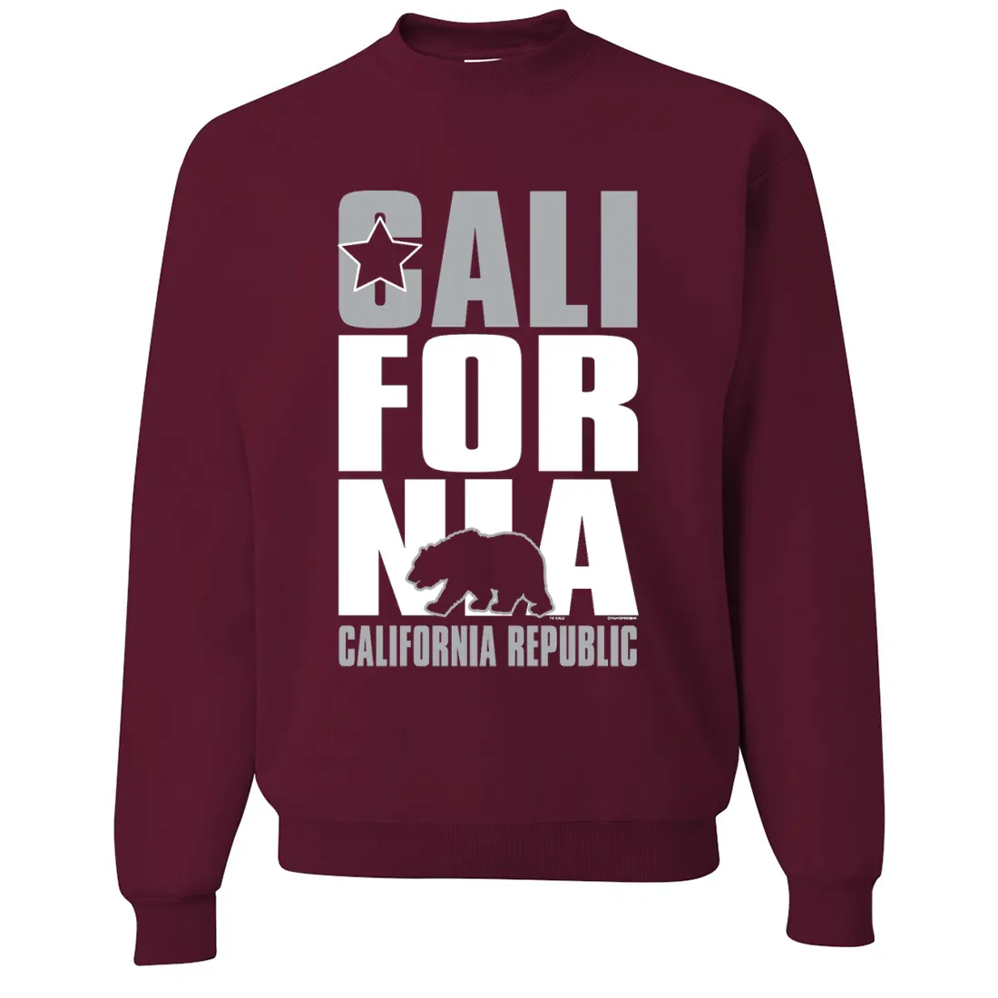 California Republic Raiders Style Crewneck Sweatshirt