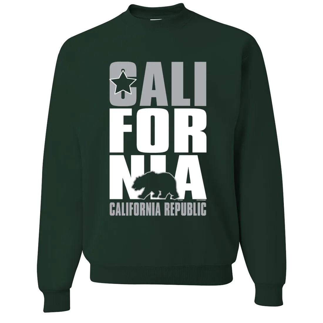 California Republic Raiders Style Crewneck Sweatshirt