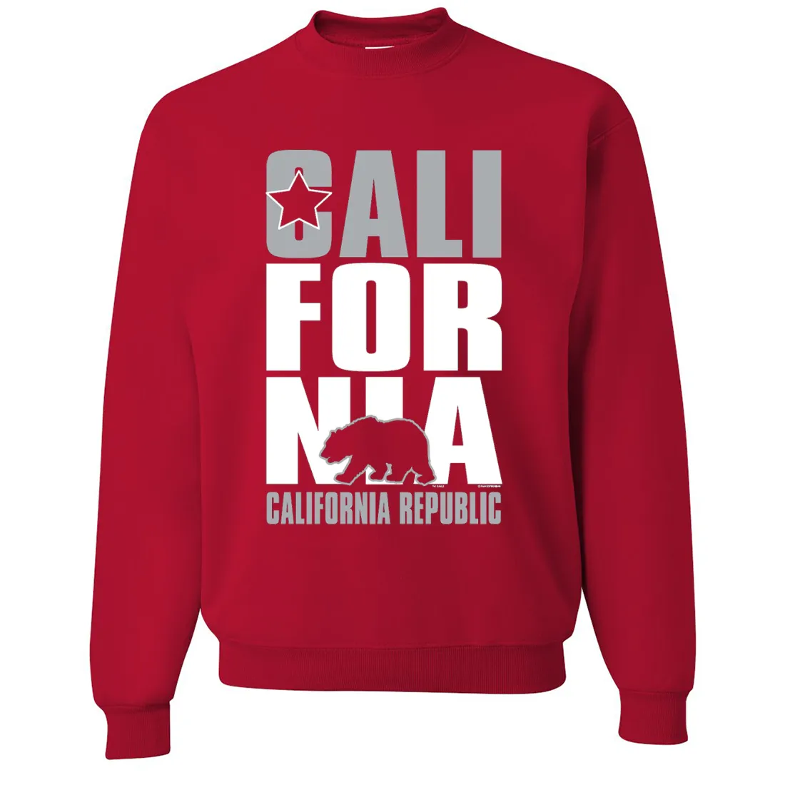 California Republic Raiders Style Crewneck Sweatshirt