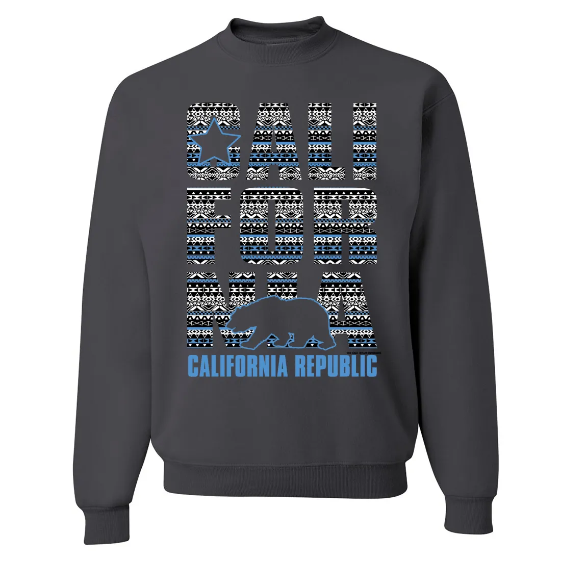 California Republic Tribal Aztec Crewneck Sweatshirt