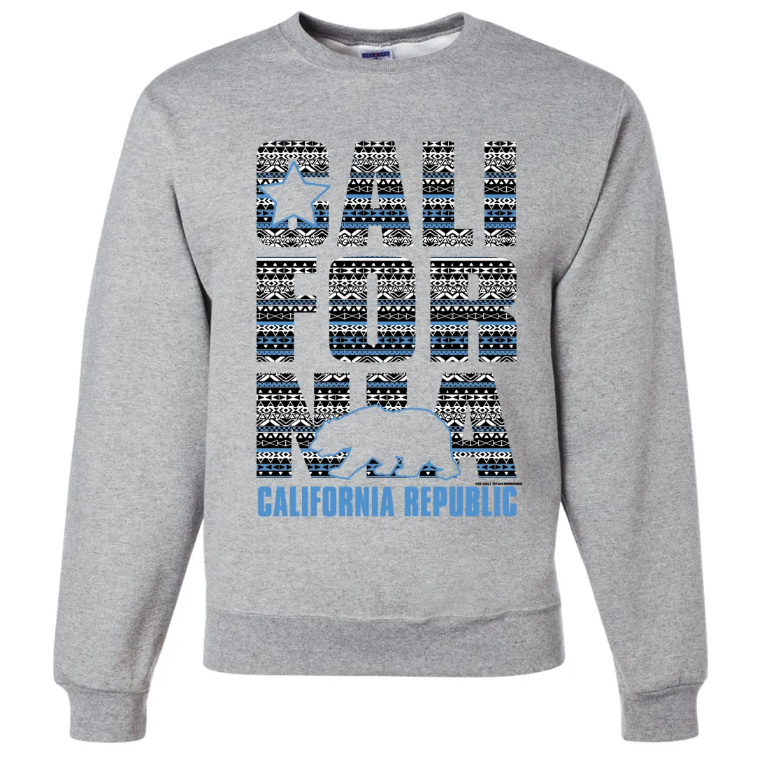 California Republic Tribal Aztec Crewneck Sweatshirt