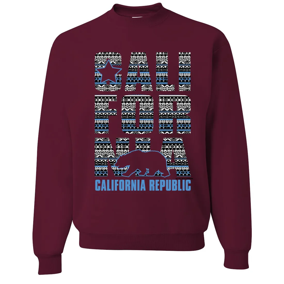 California Republic Tribal Aztec Crewneck Sweatshirt