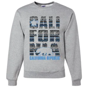 California Republic Tribal Aztec Crewneck Sweatshirt